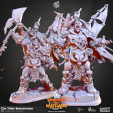 Orc Tribe Bannerman 3D-printed model